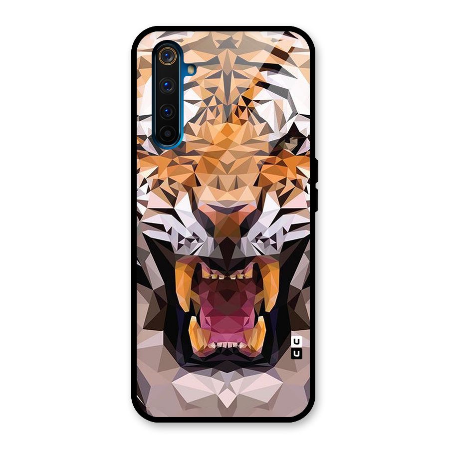 Tiger Abstract Art Glass Back Case for Realme 6 Pro