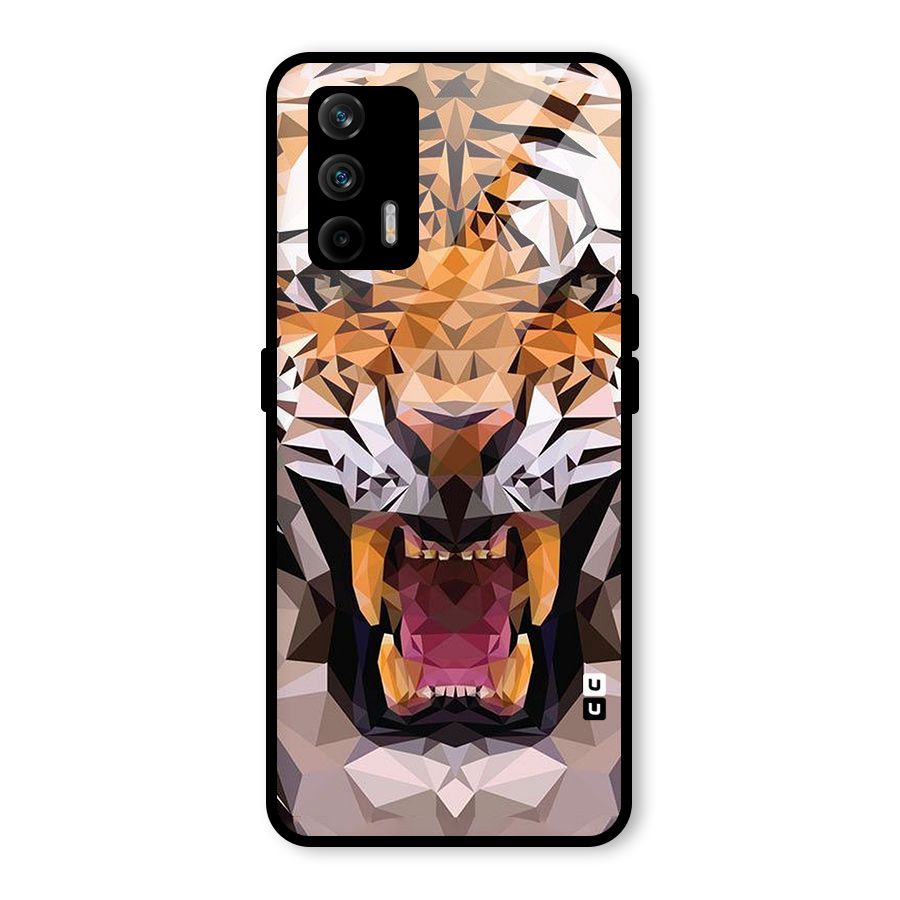 Tiger Abstract Art Glass Back Case for Realme GT 5G
