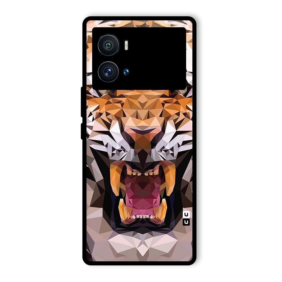 Tiger Abstract Art Glass Back Case for Vivo iQOO 9 Pro