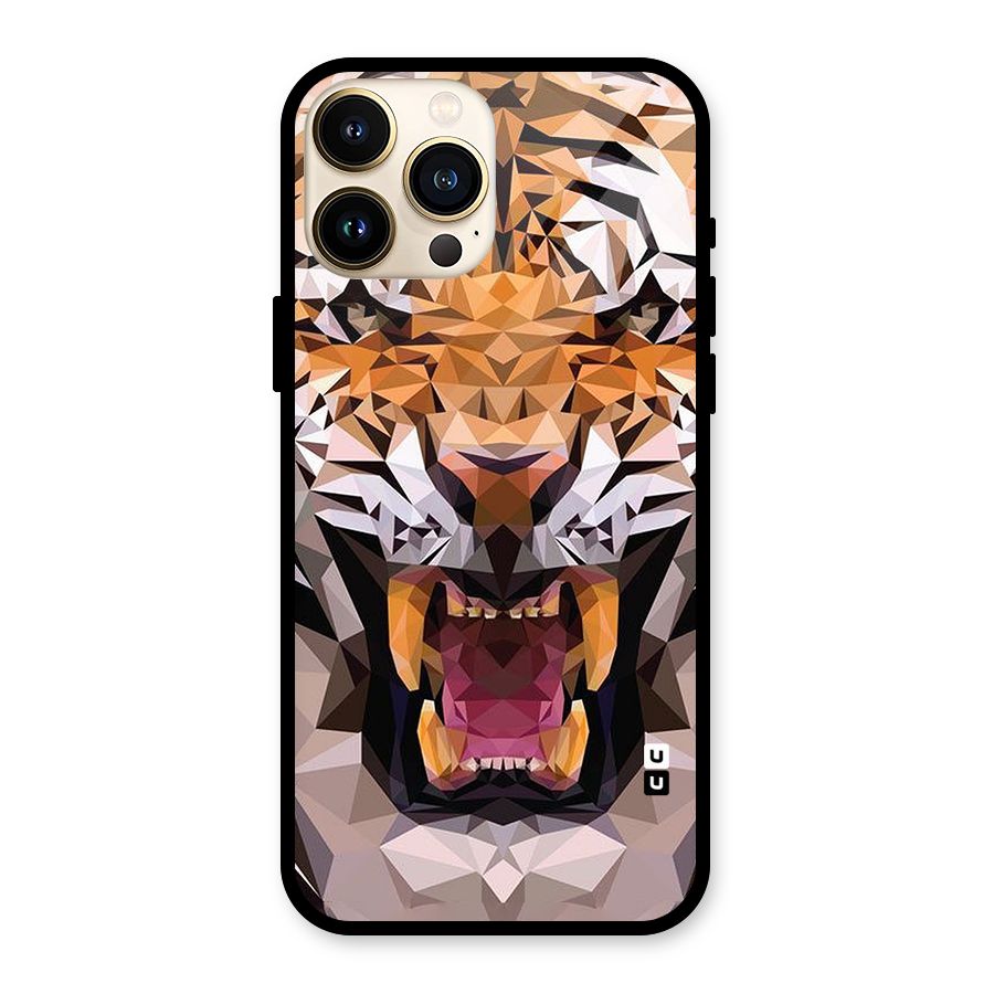 Tiger Abstract Art Glass Back Case for iPhone 13 Pro Max