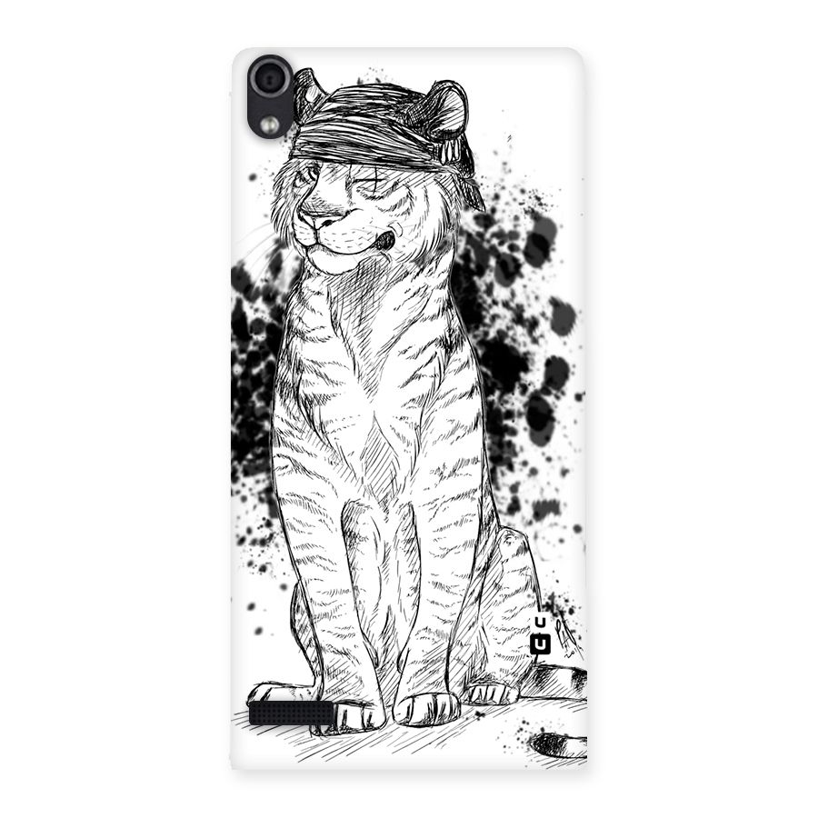 Tiger Wink Back Case for Ascend P6