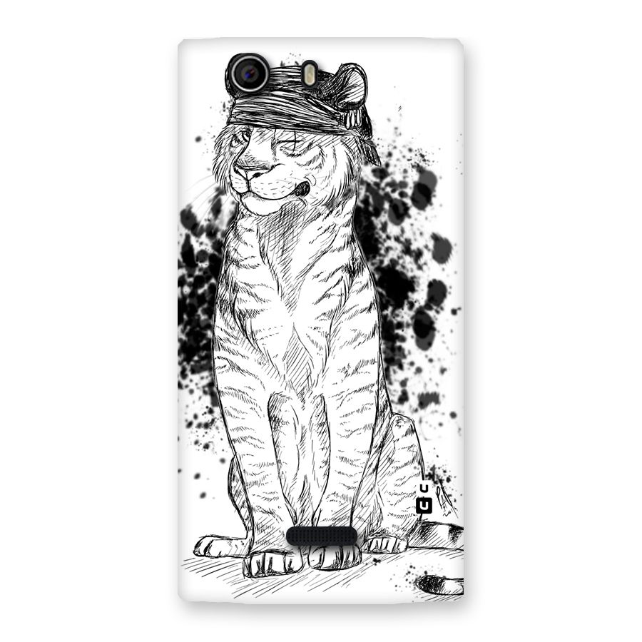 Tiger Wink Back Case for Canvas Nitro 2 E311