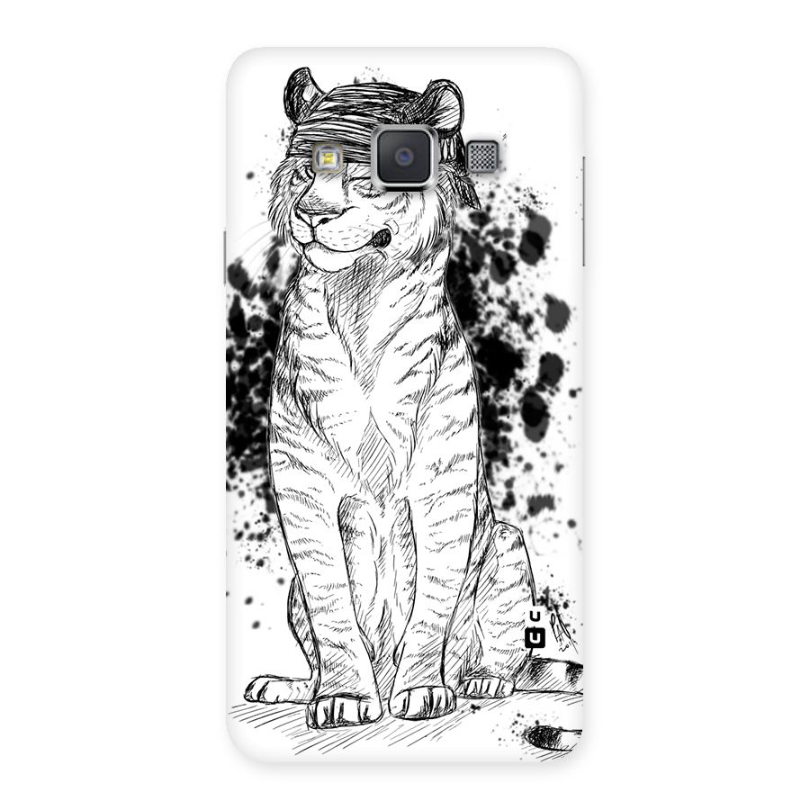 Tiger Wink Back Case for Galaxy A3