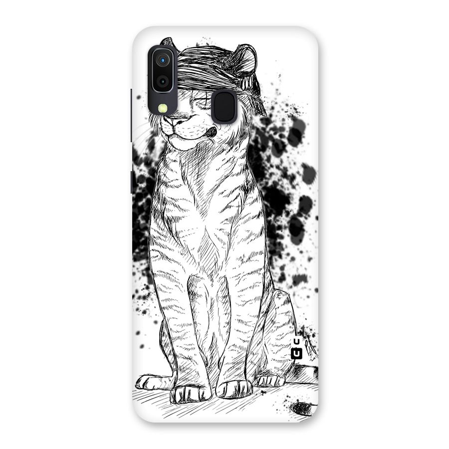 Tiger Wink Back Case for Galaxy A30