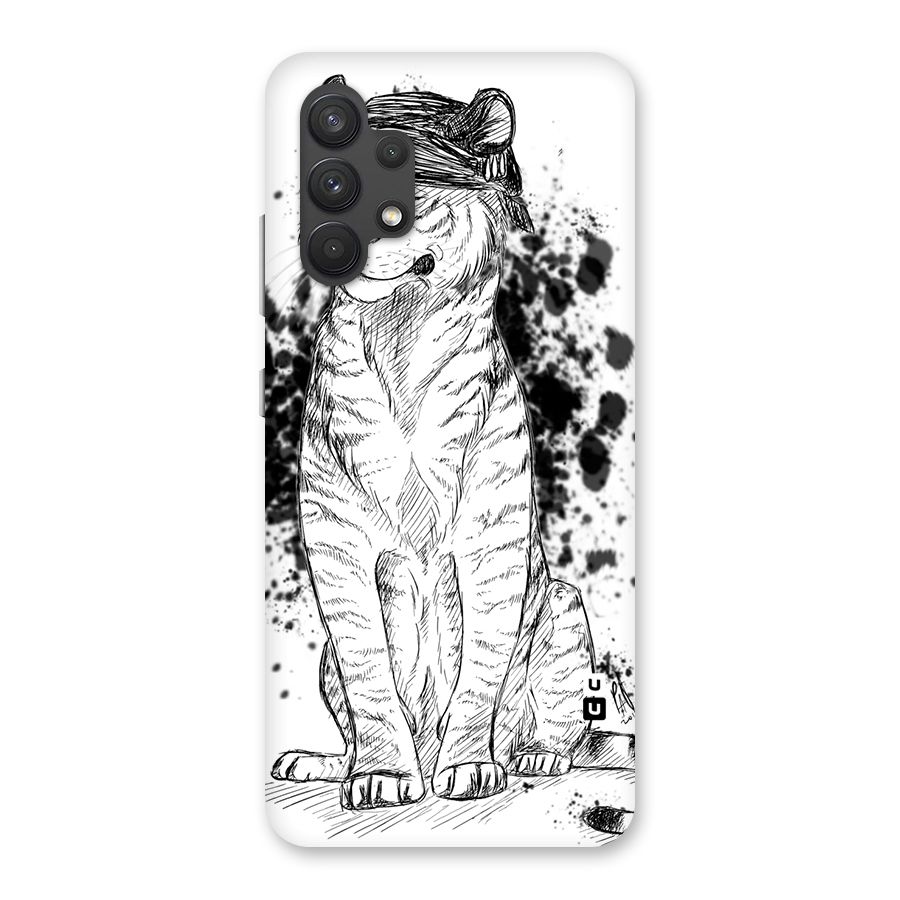 Tiger Wink Back Case for Galaxy A32