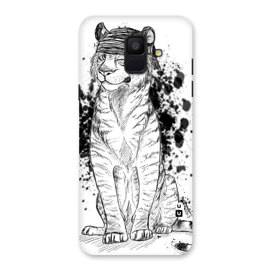 Tiger Wink Back Case for Galaxy A6 (2018)
