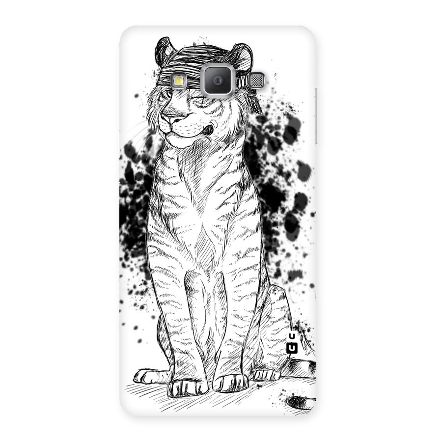 Tiger Wink Back Case for Galaxy A7