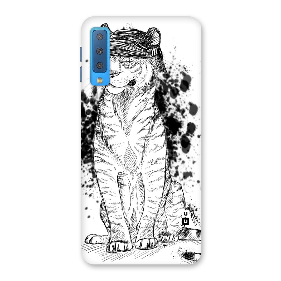 Tiger Wink Back Case for Galaxy A7 (2018)