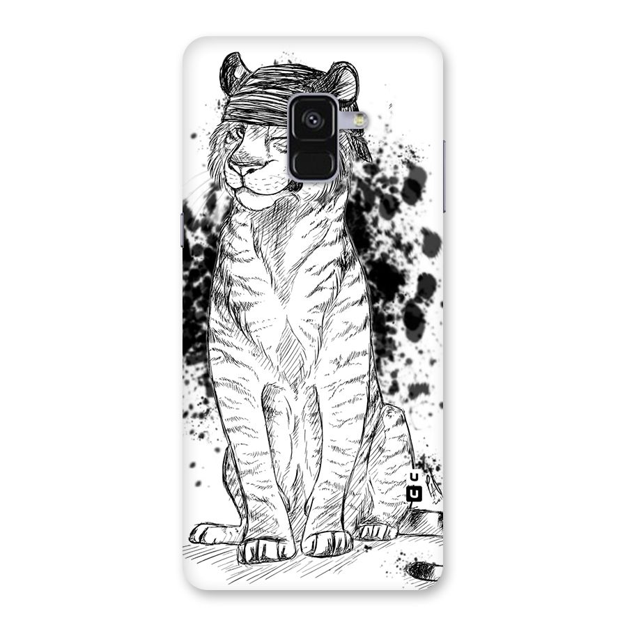 Tiger Wink Back Case for Galaxy A8 Plus