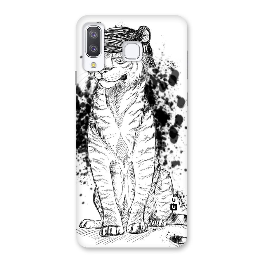 Tiger Wink Back Case for Galaxy A8 Star