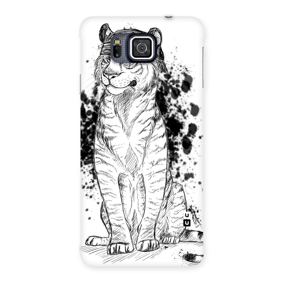 Tiger Wink Back Case for Galaxy Alpha