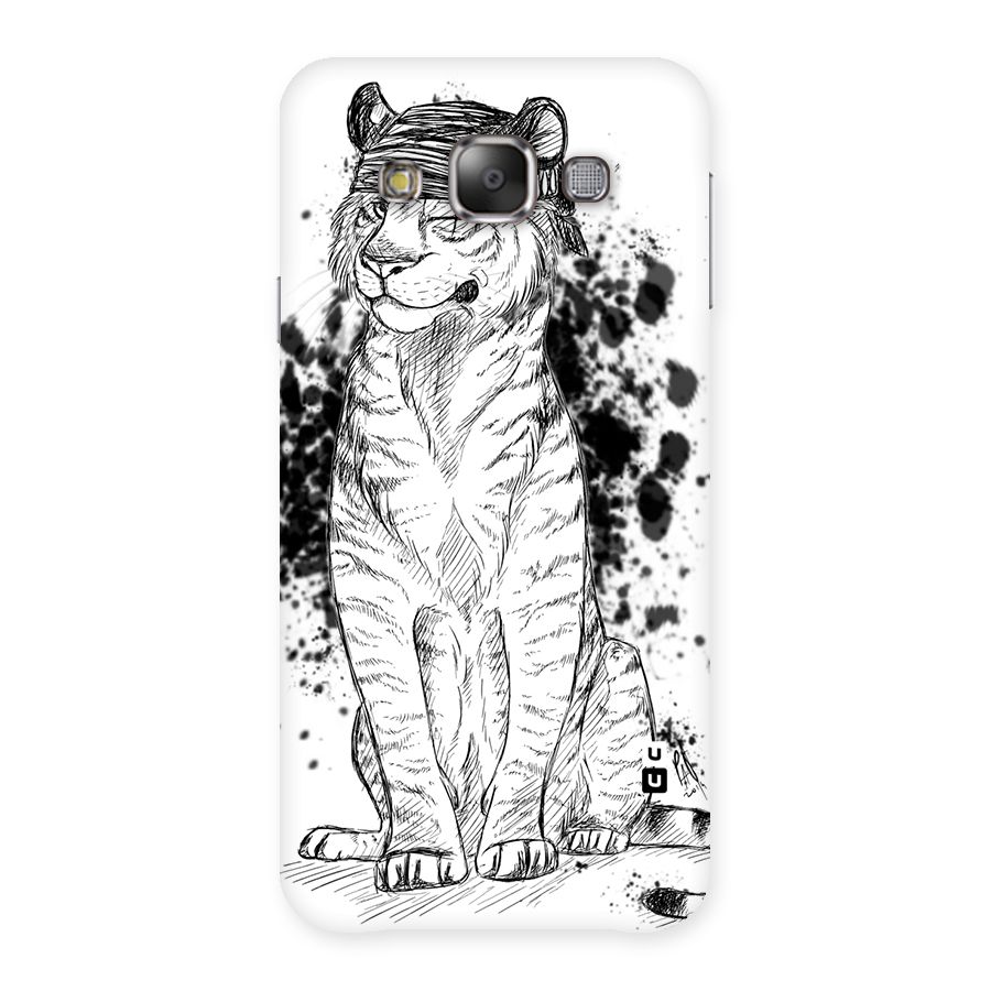 Tiger Wink Back Case for Galaxy E7