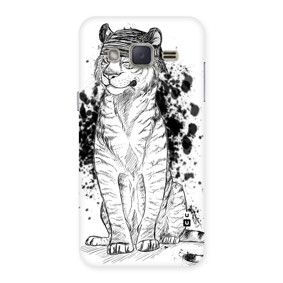 Tiger Wink Back Case for Galaxy J2
