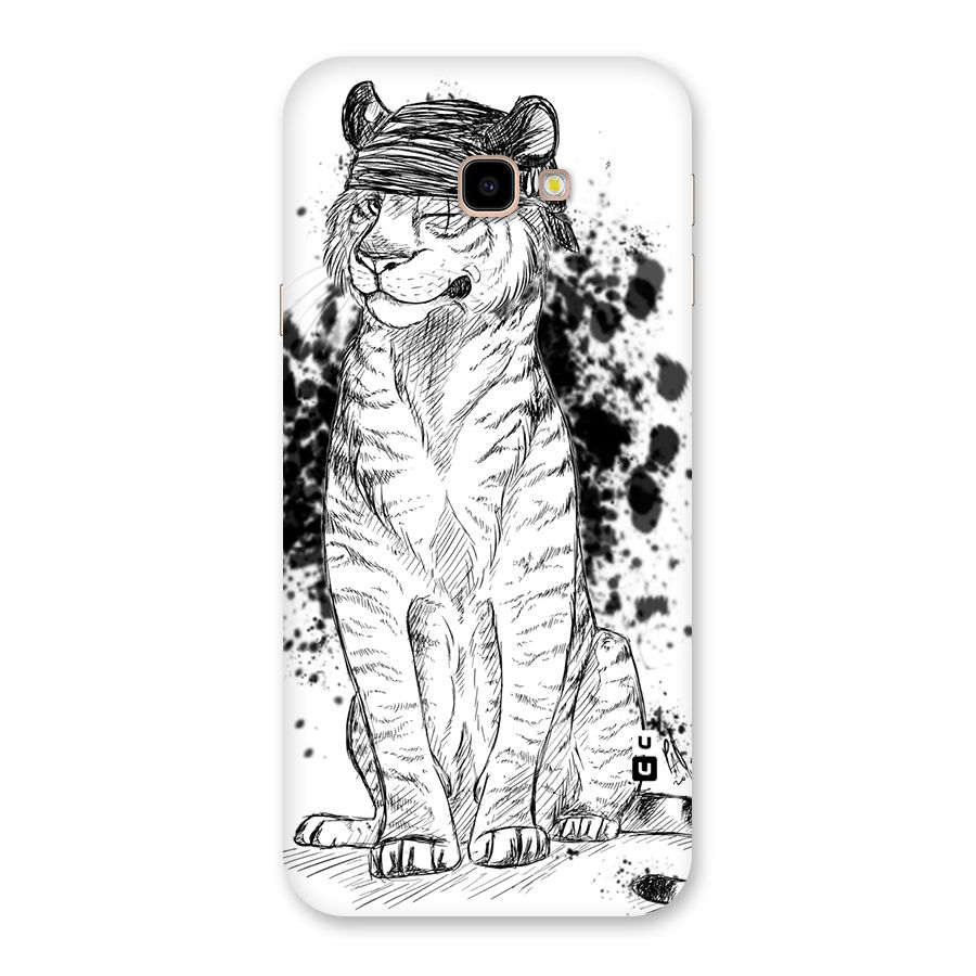 Tiger Wink Back Case for Galaxy J4 Plus