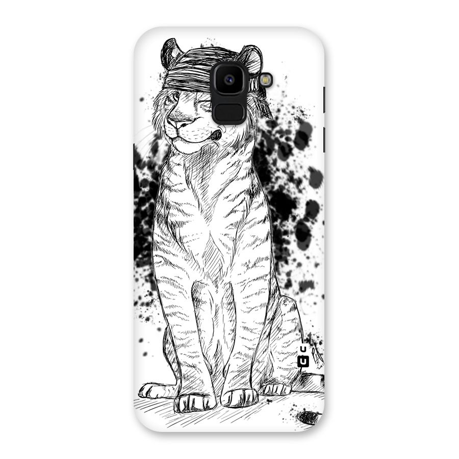 Tiger Wink Back Case for Galaxy J6