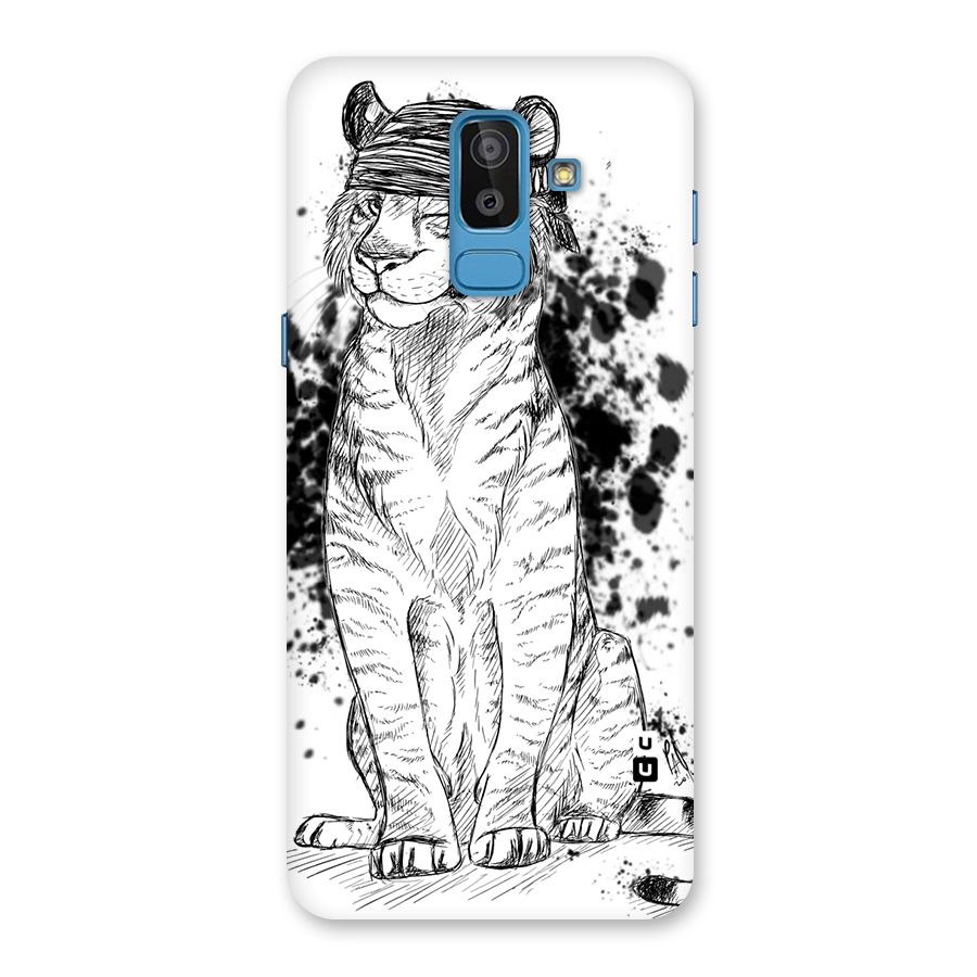 Tiger Wink Back Case for Galaxy J8