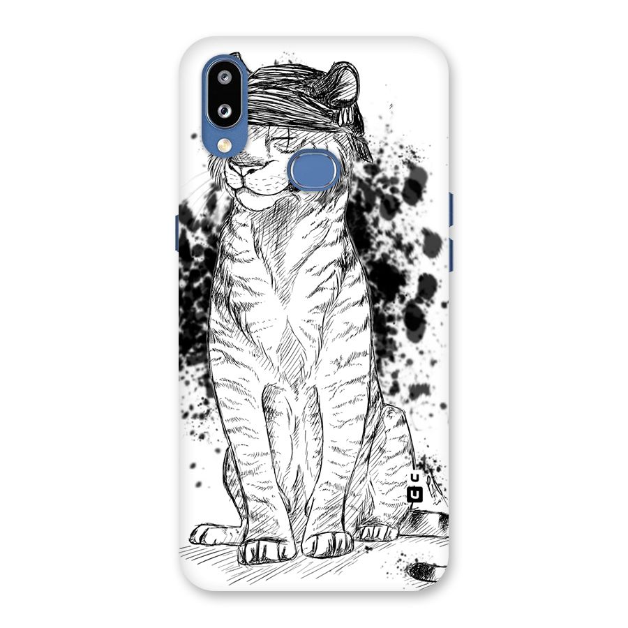 Tiger Wink Back Case for Galaxy M01s