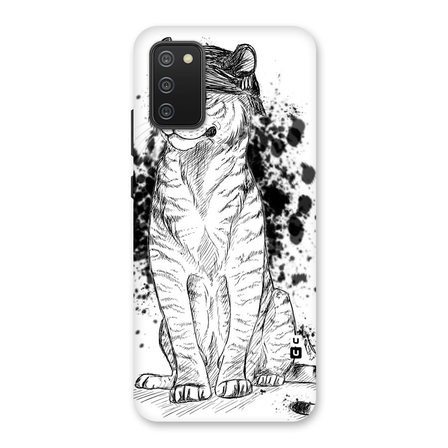 Tiger Wink Back Case for Galaxy M02s