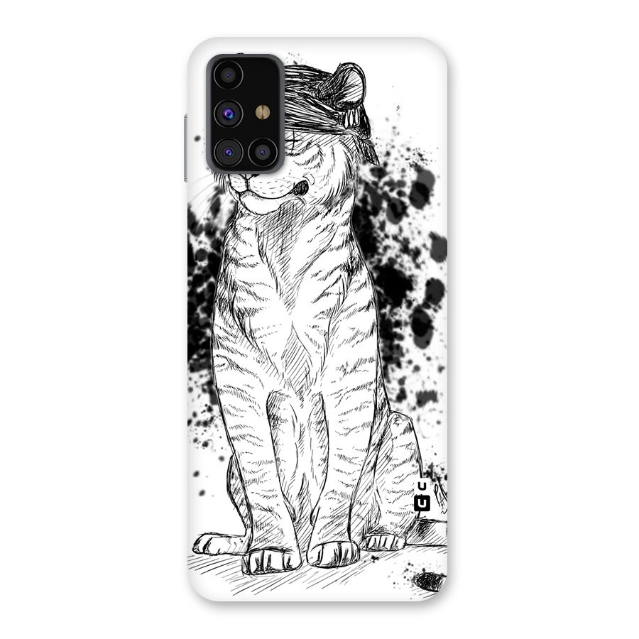 Tiger Wink Back Case for Galaxy M31s
