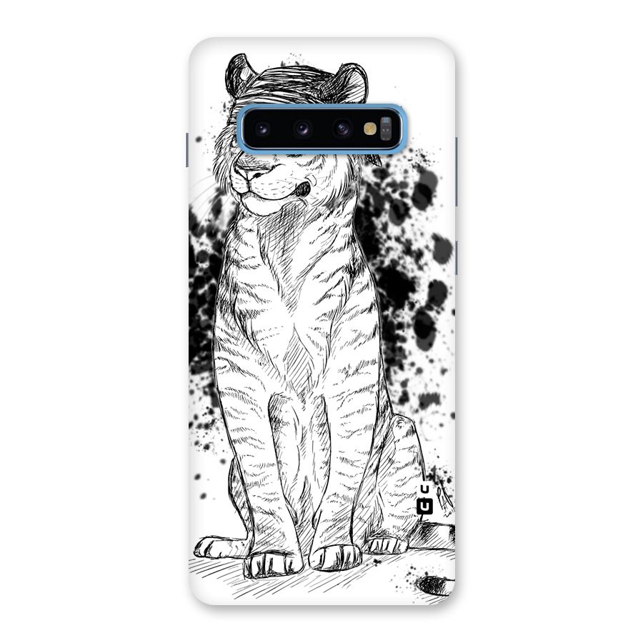 Tiger Wink Back Case for Galaxy S10 Plus