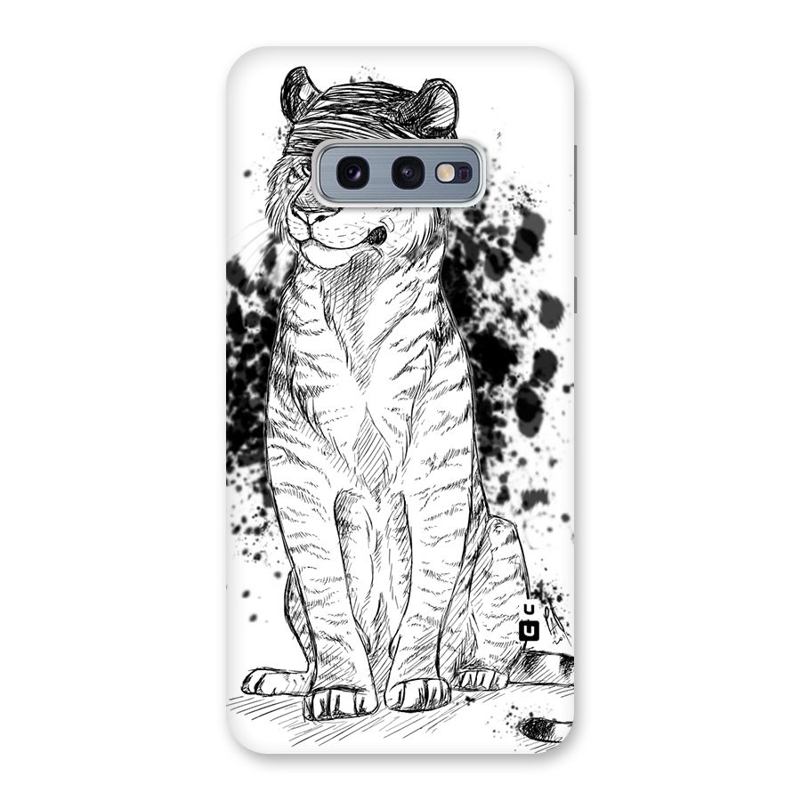 Tiger Wink Back Case for Galaxy S10e