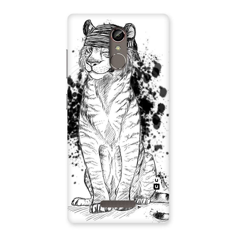 Tiger Wink Back Case for Gionee S6s