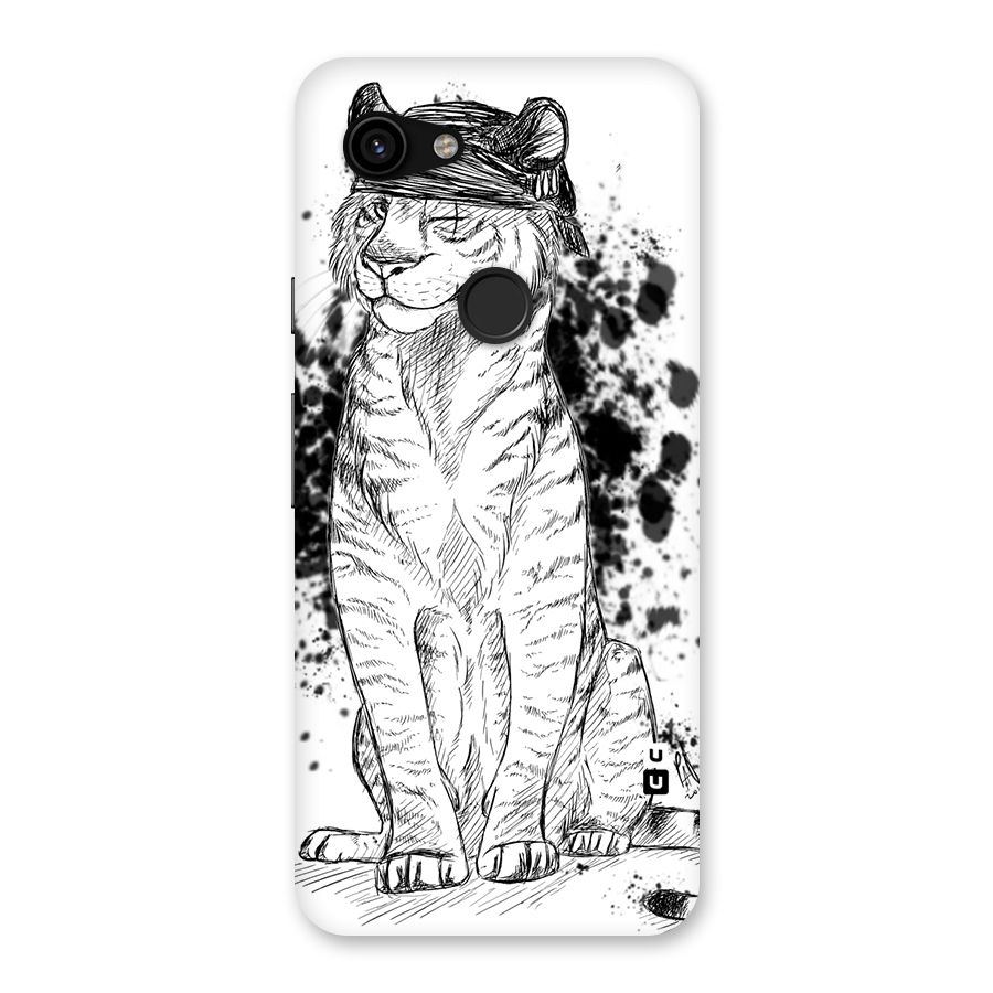 Tiger Wink Back Case for Google Pixel 3a
