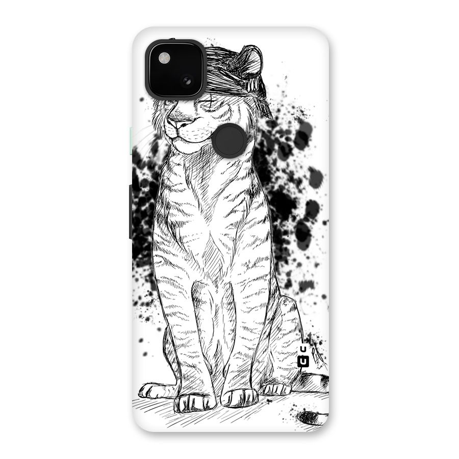 Tiger Wink Back Case for Google Pixel 4a
