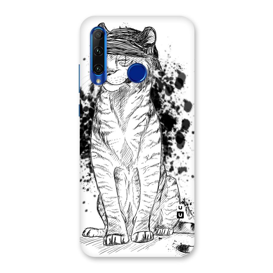 Tiger Wink Back Case for Honor 20i