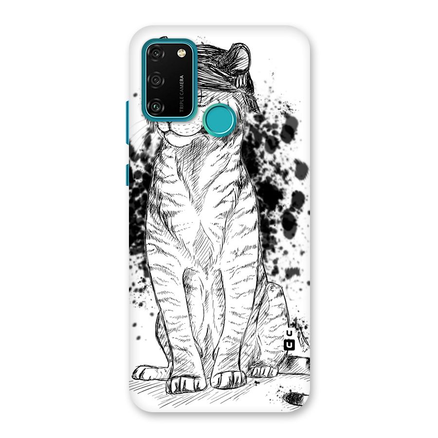 Tiger Wink Back Case for Honor 9A