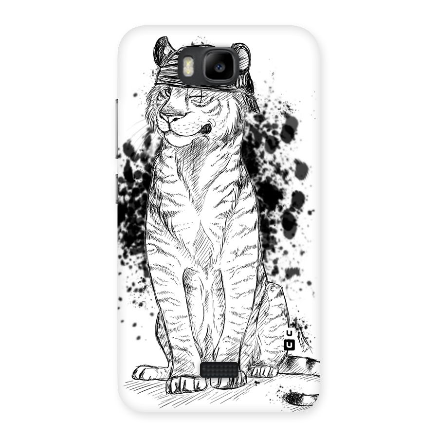 Tiger Wink Back Case for Honor Bee