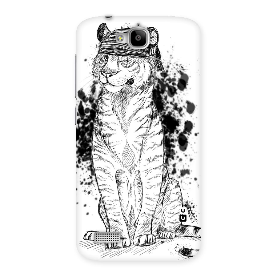 Tiger Wink Back Case for Honor Holly