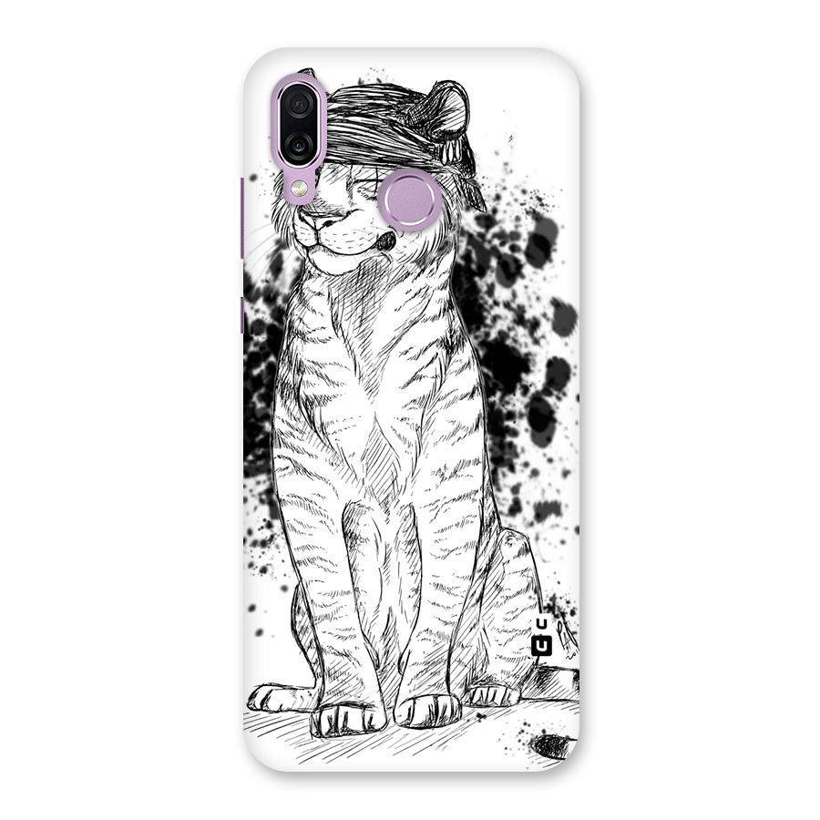 Tiger Wink Back Case for Honor Play