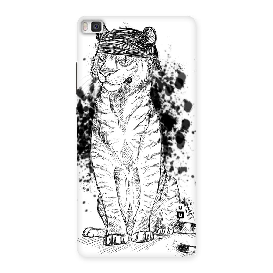 Tiger Wink Back Case for Huawei P8