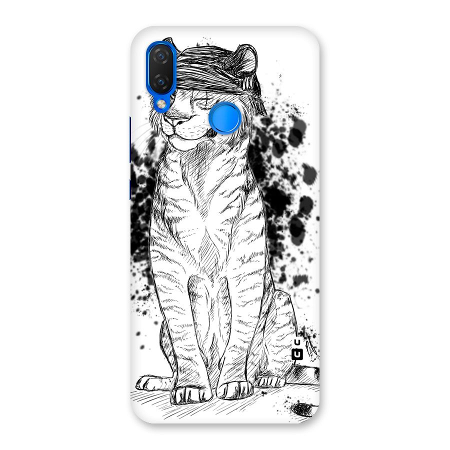 Tiger Wink Back Case for Huawei P Smart+