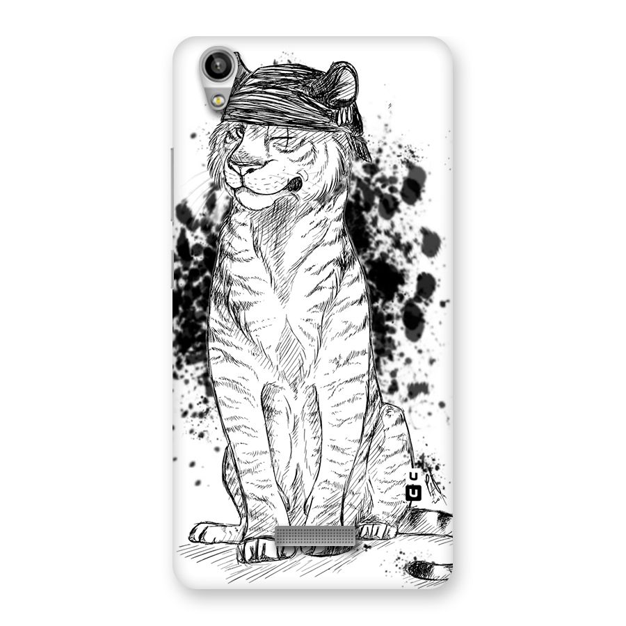 Tiger Wink Back Case for Lava-Pixel-V1
