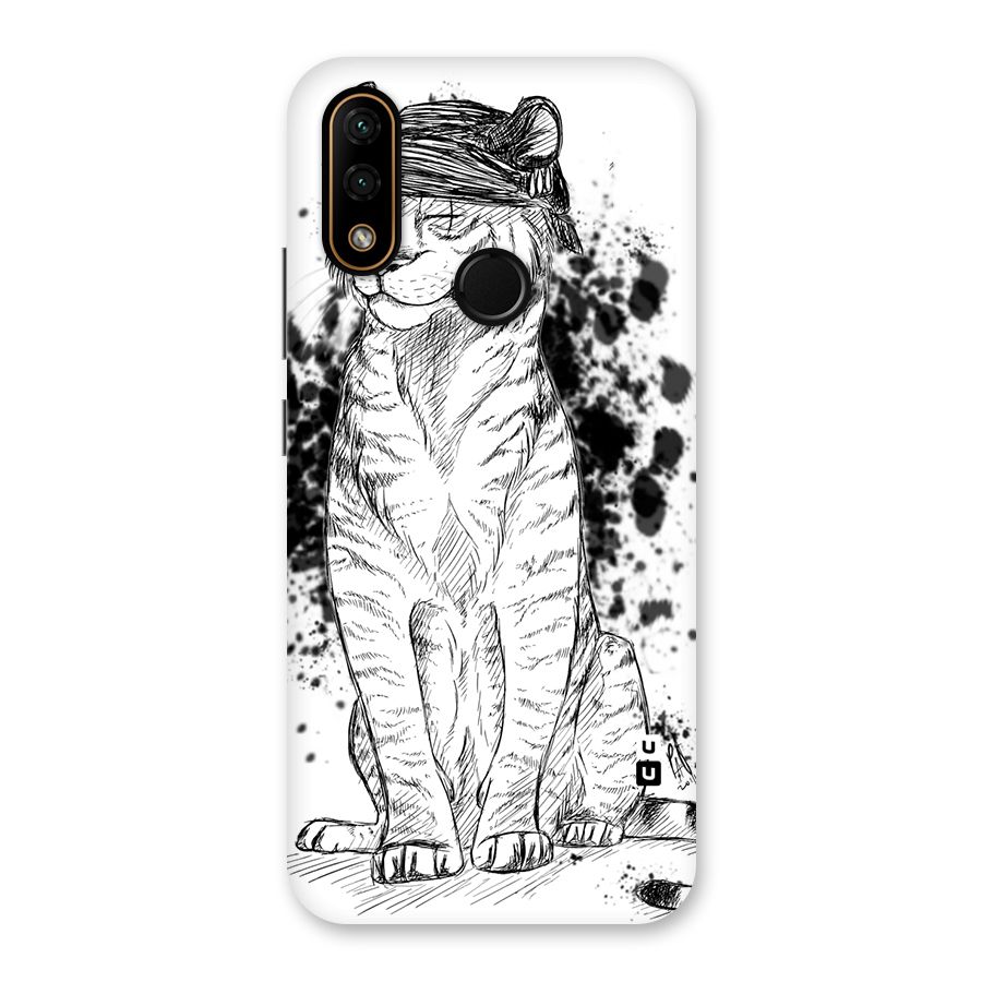 Tiger Wink Back Case for Lenovo A6 Note
