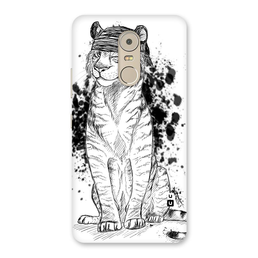 Tiger Wink Back Case for Lenovo K6 Note