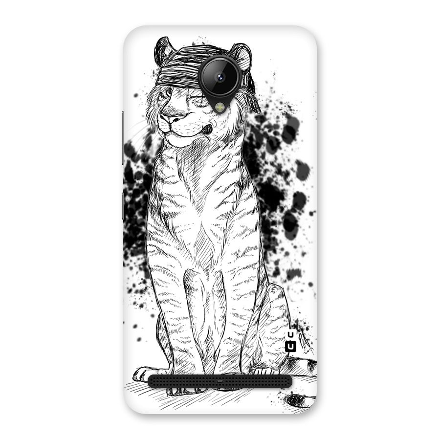 Tiger Wink Back Case for Lenovo C2