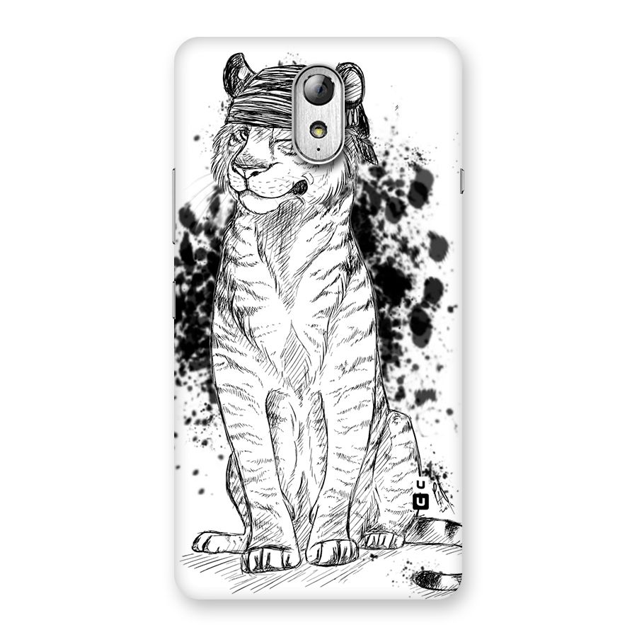 Tiger Wink Back Case for Lenovo Vibe P1M