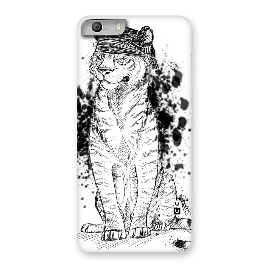 Tiger Wink Back Case for Micromax Canvas Knight 2