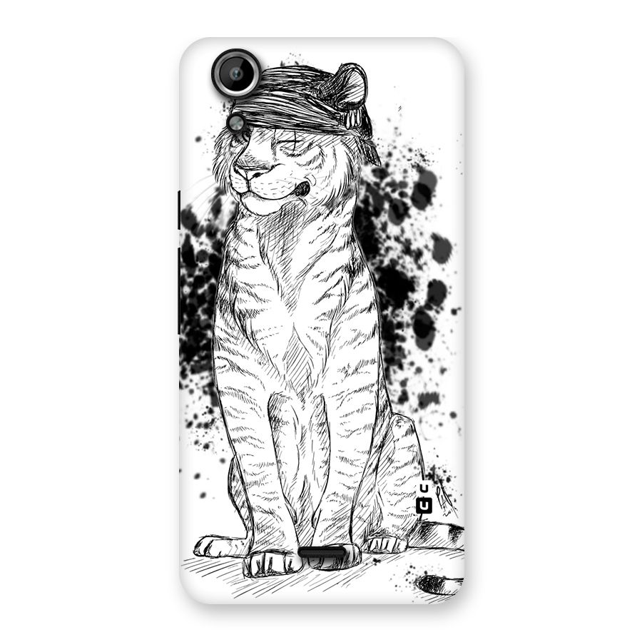 Tiger Wink Back Case for Micromax Canvas Selfie Lens Q345