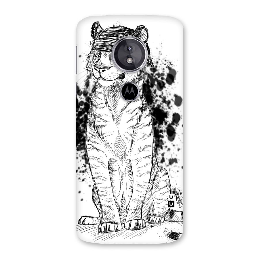 Tiger Wink Back Case for Moto E5