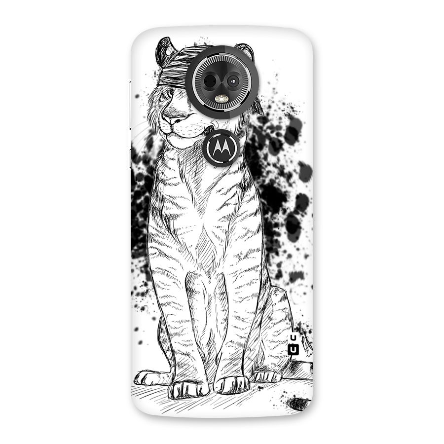 Tiger Wink Back Case for Moto E5 Plus