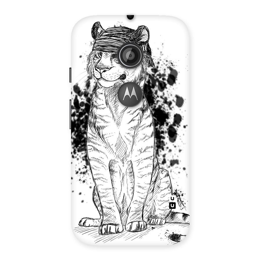 Tiger Wink Back Case for Moto E 2nd Gen