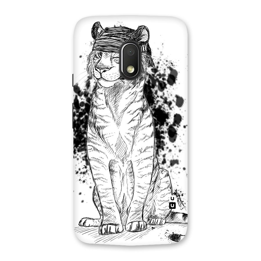 Tiger Wink Back Case for Moto G4 Play