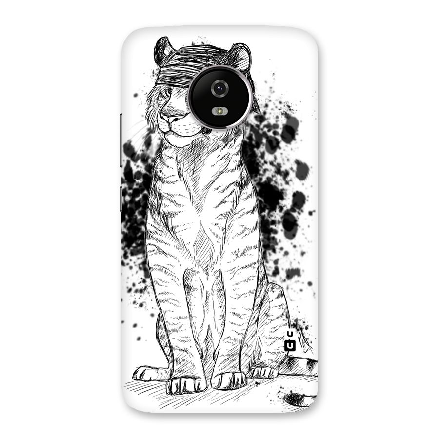 Tiger Wink Back Case for Moto G5
