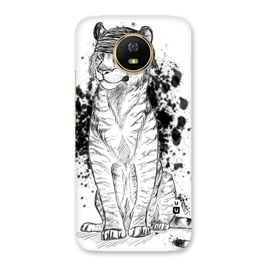 Tiger Wink Back Case for Moto G5s