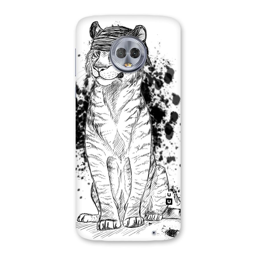 Tiger Wink Back Case for Moto G6 Plus