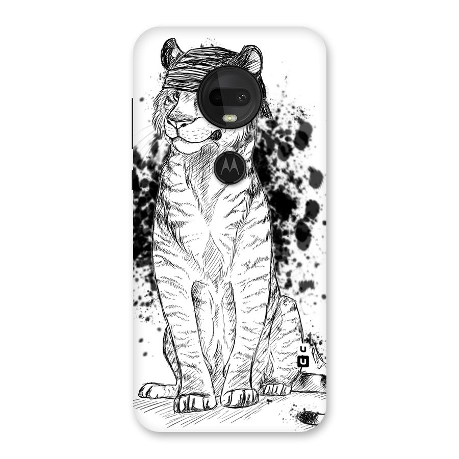 Tiger Wink Back Case for Moto G7